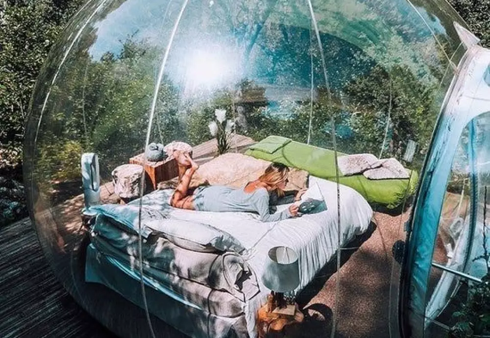 bubble tent glamping